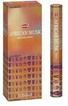 African Musk hexagonal incense sticks, 120-count pack