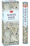 Hexagonal White Sage incense sticks, 120 count, boxed set