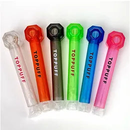 Top Puff puff devices set with red, orange, green, blue, pink, clear