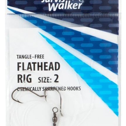 Jarvis Walker Flathead Rig 2 fishing rig with size 2 tangle-free chemically sharpened hooks