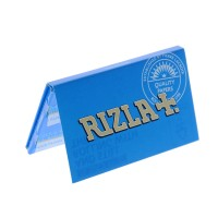 Rizla Blue double papers booklet pack, blue with RIZLA logo and seal
