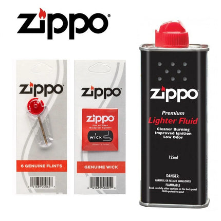 Zippo flint dispenser package marked 6 genuine flints