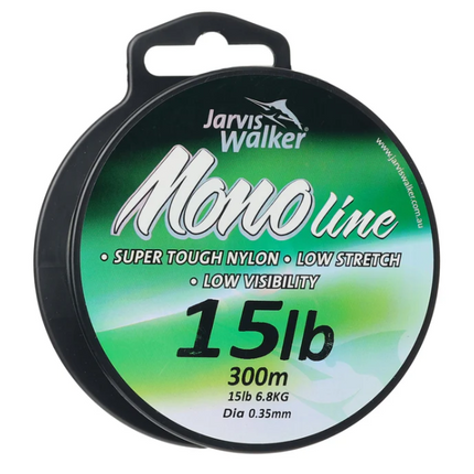 Jarvis Walker Mono Line fishing line spool, 15lb, 300m, 0.35mm