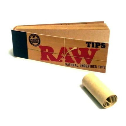 Rolling tips booklet box with printed label and cylindrical paper roll