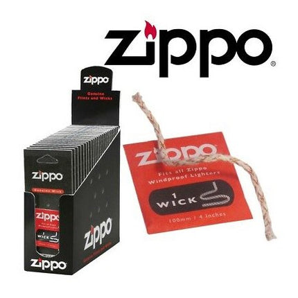 Zippo wick pack with retail display box and 1 wick, 100mm