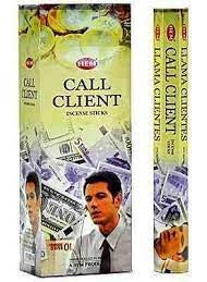 HEM Call Client incense sticks set with boxed pack and wrapped sticks