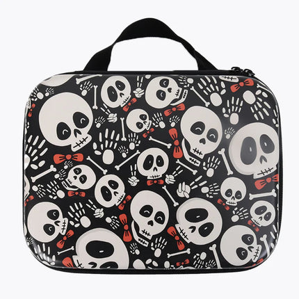 Black-and-white panda patterned carry case bag for a 7-piece waterpipe set