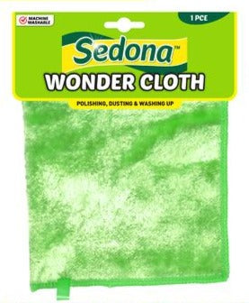 Sedona Wonder Cloth green microfiber cloth, 220 x 180mm, for dusting and polishing