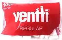 Ventti REGULAR filter pack, red and white wrapper with Ventti logo