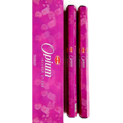 Hem Opium hexa incense sticks, purple hexagonal sticks