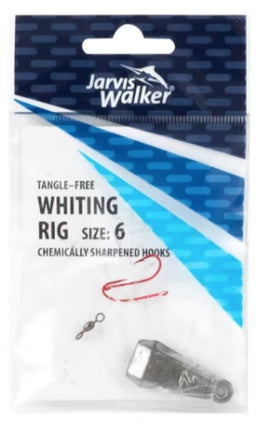 Jarvis Walker Whiting fishing rig size 6, tangle-free chemically sharpened hooks
