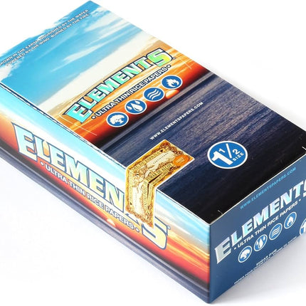 Elements Papers 50-leaf booklet/box, blue case with 1 1/4 label