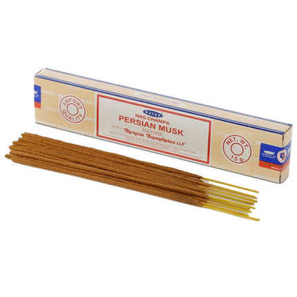 Persian Musk incense sticks bundle with rectangular box and labels