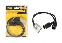 Twin 12V socket splitter cable with Anderson-style plug, 300mm lead