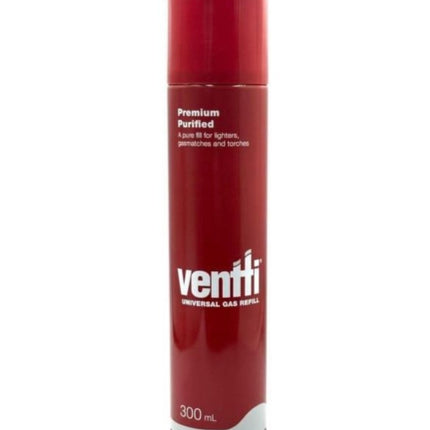Ventti butane gas canister, universal refill, 300 ml