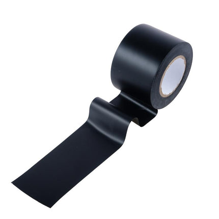Black all-purpose duct tape strip on roll, 4.8 cm width