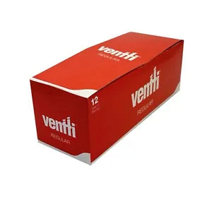 Ventti regular filter box, red package with Ventti logo