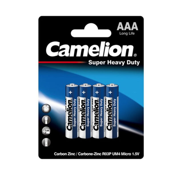 Camelion Super Heavy Duty AAA Battery BP4