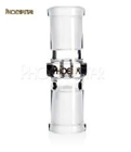 Phoenix Star glass adaptor with two 14F fittings and stepped joints for lab glassware