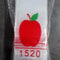 Transparent ziplock bag with red apple logo and '1520 ORIGINAL' label